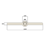 51-300-3SS MODULAR SOLUTIONS LIFTOFF ALUMINUM HINGE 64MM X 101MM X 4MM COUNTERSUNK HOLES, S.S. HARDWARE